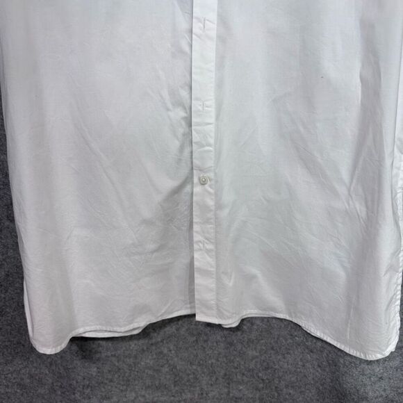 Perry Ellis Men's Shirt Sleeve White Button Up Shirt  size XXL - Picture 3 of 9